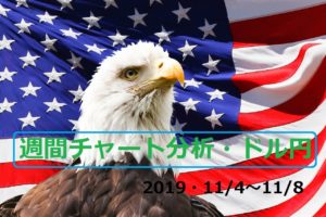 【FX】週間チャート分析・ドル円【2019・11/4～11/8】