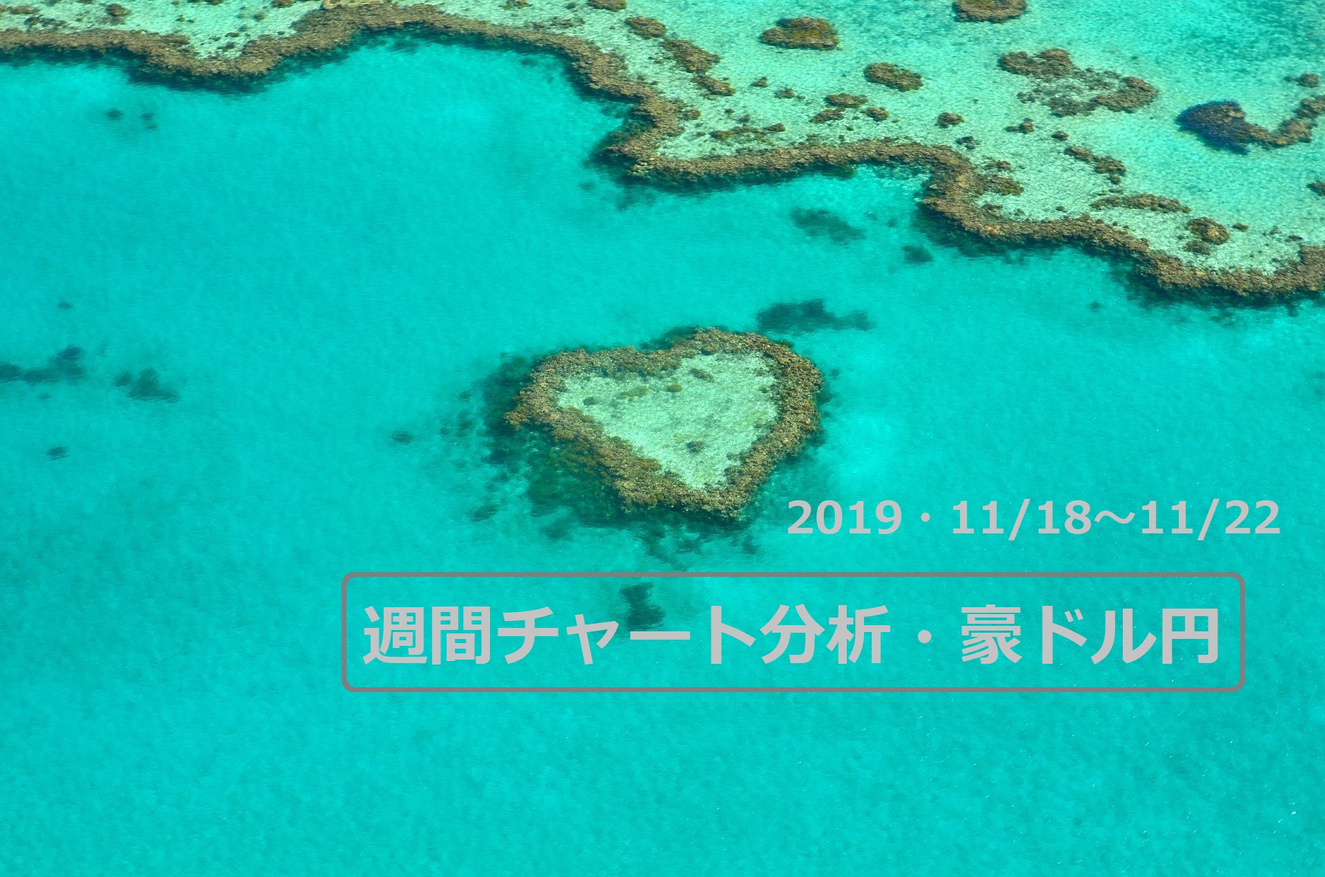 【FX】週間チャート分析・豪ドル円【2019・11/18～11/22】