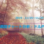 【FX】週間チャート分析【2019・11/25～11/29】【Part 3】