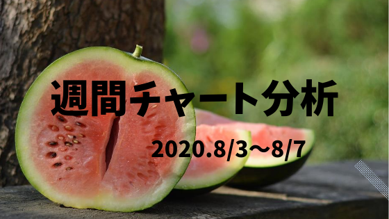 【FX相場予測】週間チャート分析・ドル円【2020.8/3～8/7】