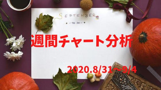 【FX相場予測】週間チャート分析・ドル円『激震』【2020.8/31～9/4】