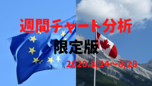 【FX】週間チャート分析限定版・チャンス到来です!【2020.8/24~8/28】